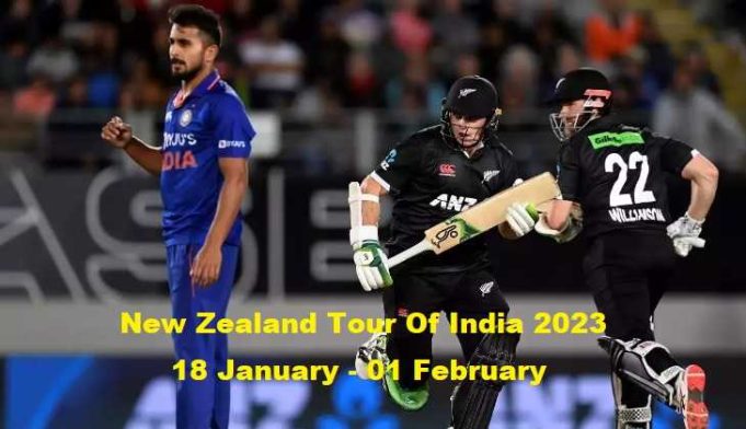 New Zealand Tour Of India 2023