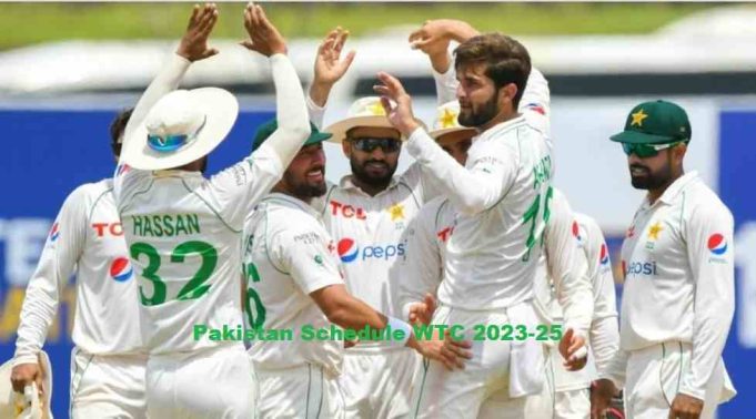 Pakistan Schedule WTC 2023-25