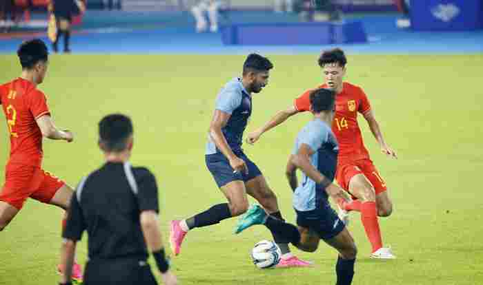 Asian Games 2023 Football Highlights: China Dominates India in Men's Football, Winning 5-1