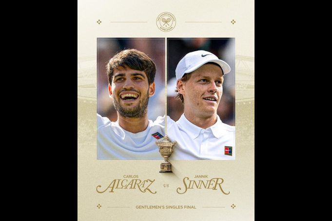 Its Carlos Alcaraz vs. Jannik Sinner Wimbledon 2025.