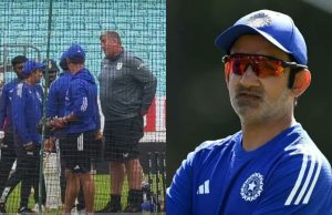 Gautam Gambhir Engages In Heated Exchange With Surrey Groundsmen