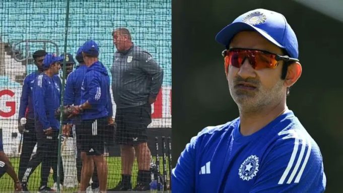 Gautam Gambhir Engages In Heated Exchange With Surrey Groundsmen